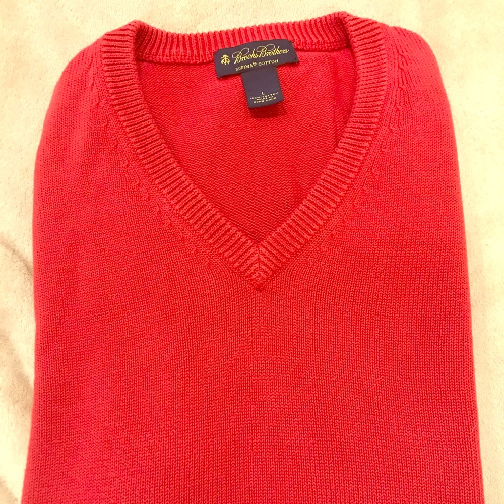 Brooks Brothers red sweater